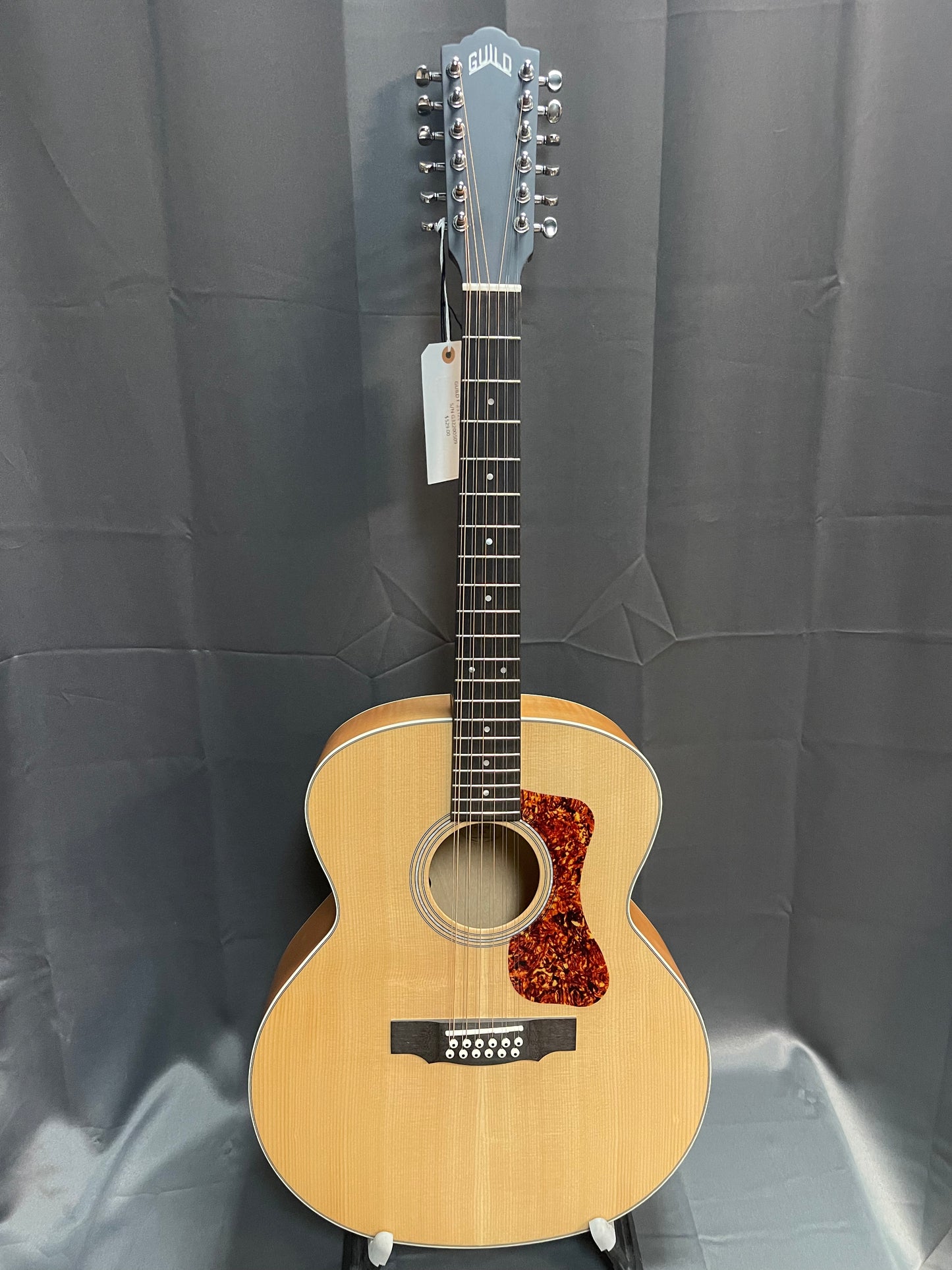 GUILD F-2512E MAPLE BLONDE 12-STRING ACOUSTIC/ELECTRIC GUITAR